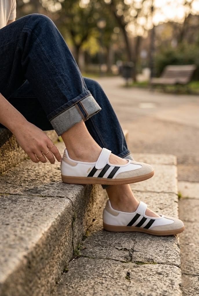 Samba Jane white sneaker