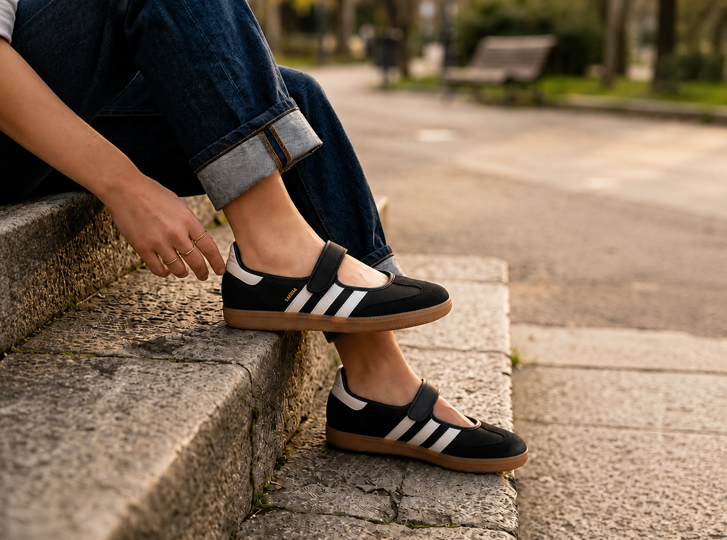 Samba Jane black sneaker
